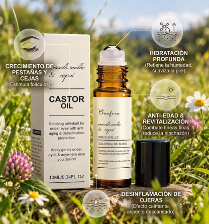 Sérum para el contorno de ojos con aceite de ricino